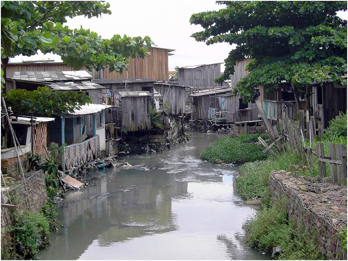 La favela di Manaus dove è stato girato il film