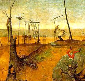 Bruegel, Il trionfo della morte, particolare