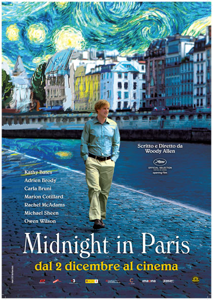 Midnight in Paris, locandina